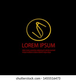 Vector of luxury abstract logo template with modern design. Beauty and elegant with gradient colors. Can be used for important events. Eps 10.