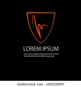Vector of luxury abstract logo template with modern design. Beauty and elegant with gradient colors. Can be used for important events. Eps 10.
