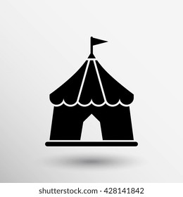 Vector of Luxury building icon Turkish tent.