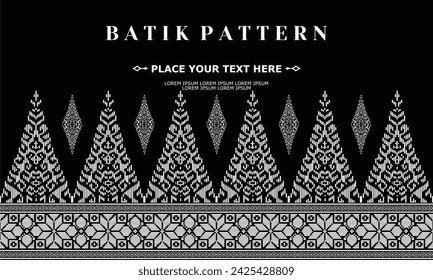 vector luxury and elegant traditional batik ornament pattern