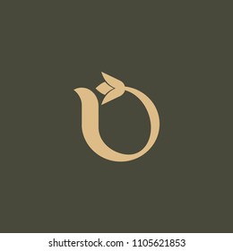 Vector luxury flower logo design. Gold ornate floral sign. Vintage premium design vector element. Emblem luxury beauty spa, cosmetics, hotel, restaurant. Wedding elegant outline frame.