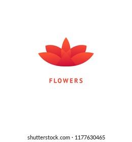 Vector luxury flower logo design. Ornate floral wedding sign. Modern simple premium design vector element. Emblem luxury beauty spa saloon, cosmetics, jewelry, flower shop, restaurant, garden.