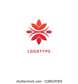 Vector luxury flower logo design. Ornate floral wedding sign. Modern simple premium design vector element. Emblem luxury beauty spa saloon, cosmetics, jewelry, flower shop, restaurant, garden.