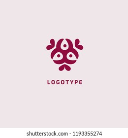 Vector luxury flower logo design. Ornate floral wedding sign. Modern simple premium design vector element. Emblem luxury beauty spa saloon, cosmetics, jewelry, flower shop, restaurant, garden.
