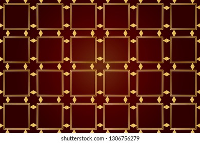 Vector luxury. Geometric background trend. Vector seamless pattern for interior design