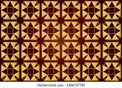 Vector luxury. Geometric background trend. Vector seamless pattern for interior design