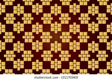 Vector luxury. Geometric background trend. Vector seamless pattern for interior design