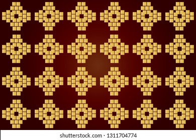 Vector luxury. Geometric background trend. Vector seamless pattern for interior design