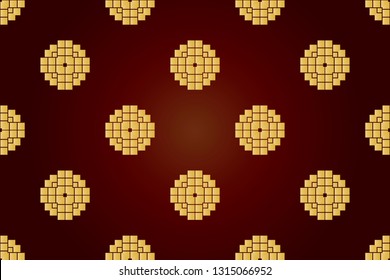 Vector luxury. Geometric background trend. Vector seamless pattern for interior design