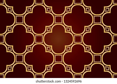 Vector luxury. Geometric background trend. Vector seamless pattern for interior design