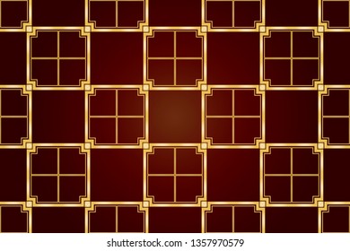 Vector luxury. Geometric background trend. Vector seamless pattern for interior design