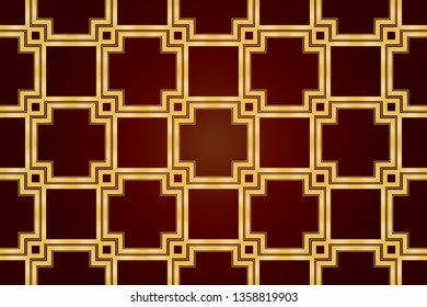 Vector luxury. Geometric background trend. Vector seamless pattern for interior design