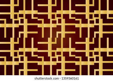 Vector luxury. Geometric background trend. Vector seamless pattern for interior design