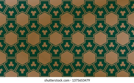 Vector luxury. Geometric background trend. Vector seamless pattern for interior design