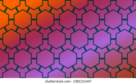 Vector luxury. Geometric background trend. Vector seamless pattern for interior design