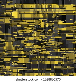 Abstrakter Vektor Gold Premium Luxus Golden and Dark Waves Reflektionshintergrund