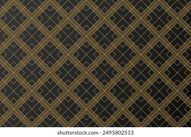 Vektorgrafik Luxus Goldene Linie, Art Deco Bildschirmhintergrund Hintergrund Muster. Line Design für Innenarchitektur, Textil, Textur, Poster, Paket, Wrapper, Geschenke.