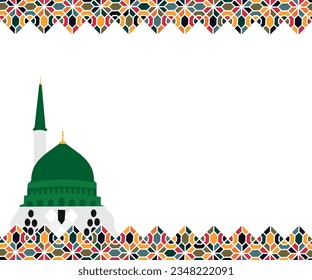 vector luxury islamic background for eid ramadan jumma and mawlid un nabi