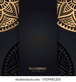 Vector luxury islamic background with mandala
