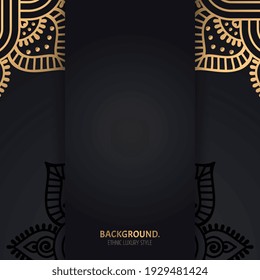 Vector luxury islamic background with mandala