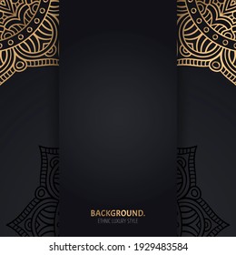 Vector Luxury Islamic Background With Mandala