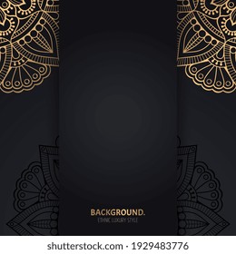 Vector luxury islamic background with mandala