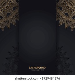 Vector luxury islamic background with mandala