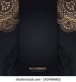 Vector Luxury Islamic Background With Mandala