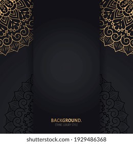 Vector luxury islamic background with mandala