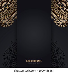 Vector luxury islamic background with mandala