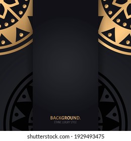 Vector luxury islamic background with mandala