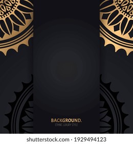 Vector luxury islamic background with mandala