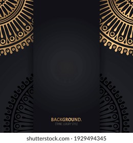 Vector luxury islamic background with mandala
