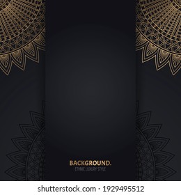 Vector luxury islamic background with mandala