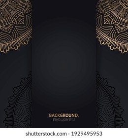 Vector luxury islamic background with mandala