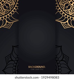 Vector luxury islamic background with mandala
