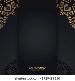 Vector luxury islamic background with mandala