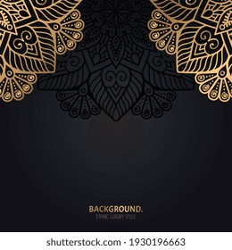 Vector luxury islamic background with mandala