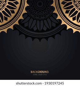 Vector luxury islamic background with mandala