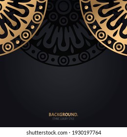 Vector luxury islamic background with mandala