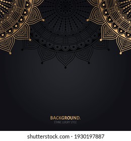 Vector luxury islamic background with mandala