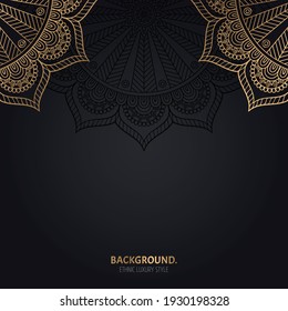 Vector luxury islamic background with mandala