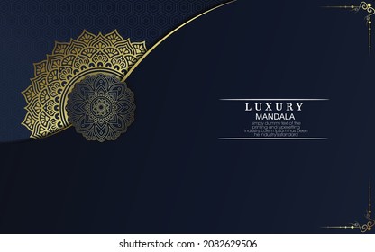 Vector luxury islamic background with mandala