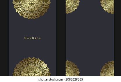 Vector luxury islamic background with mandala