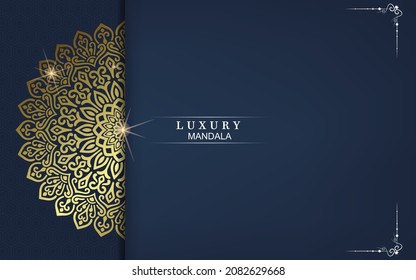 Vector luxury islamic background with mandala