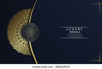 Vector luxury islamic background with mandala