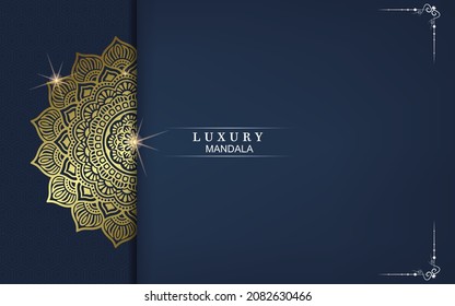 Vector luxury islamic background with mandala