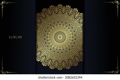 Vector luxury islamic background with mandala