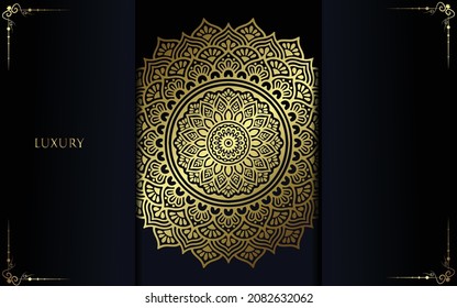 Vector luxury islamic background with mandala