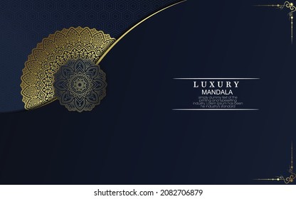Vector luxury islamic background with mandala